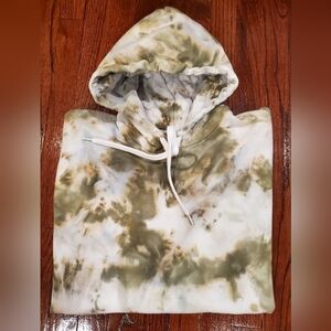 Olive Drab Fatigue Tie-dye Hoodie - 2X
